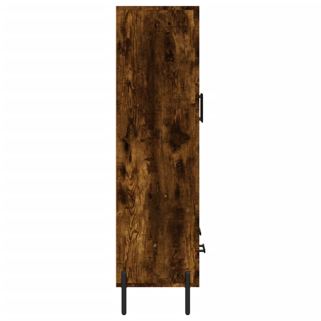 Kumode, dūmu ozolkoka krāsā, 69,5x31x115cm, apstrādāta koksne