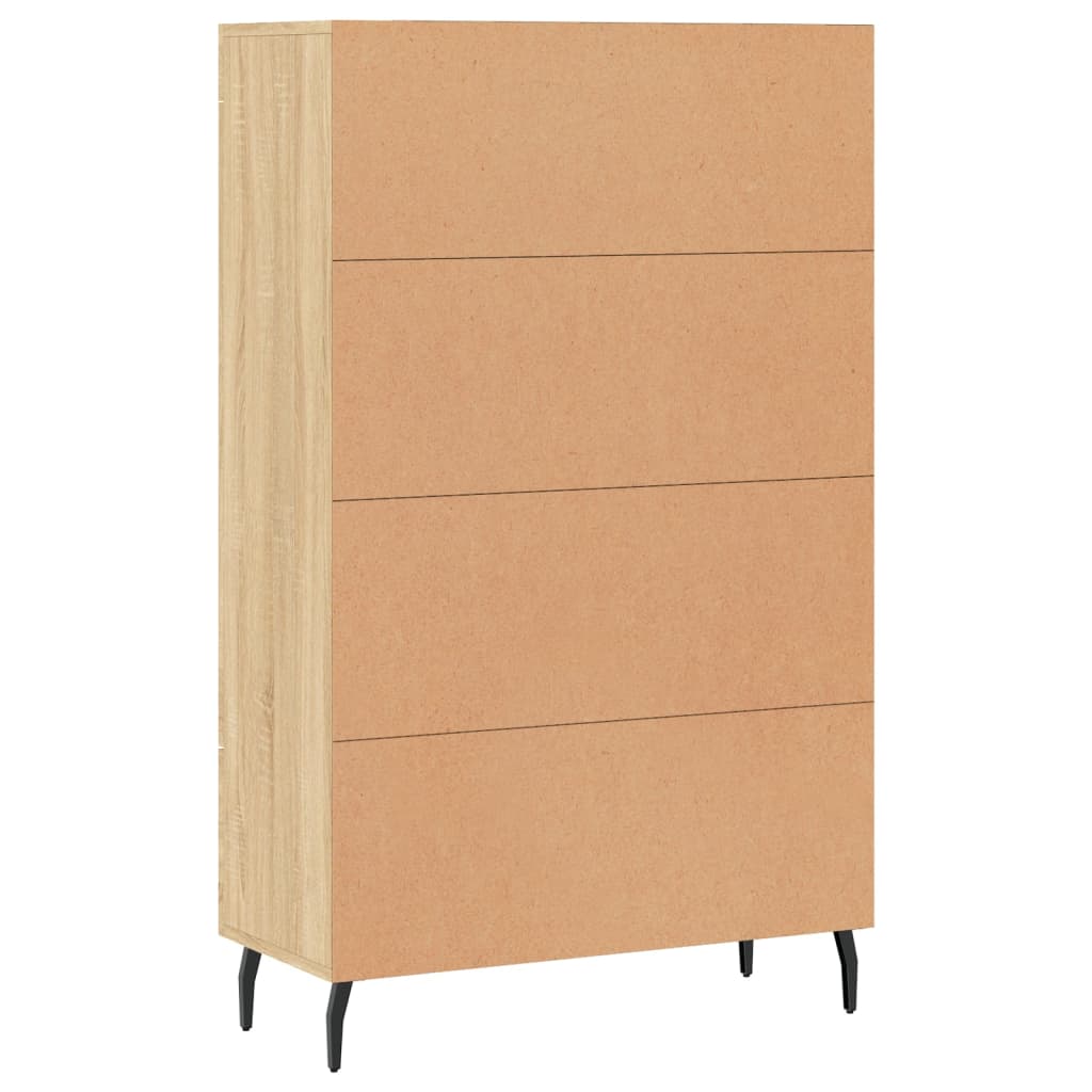 Kumode, sonomas ozolkoka krāsā, 69,5x31x115cm, apstrādāta koksne