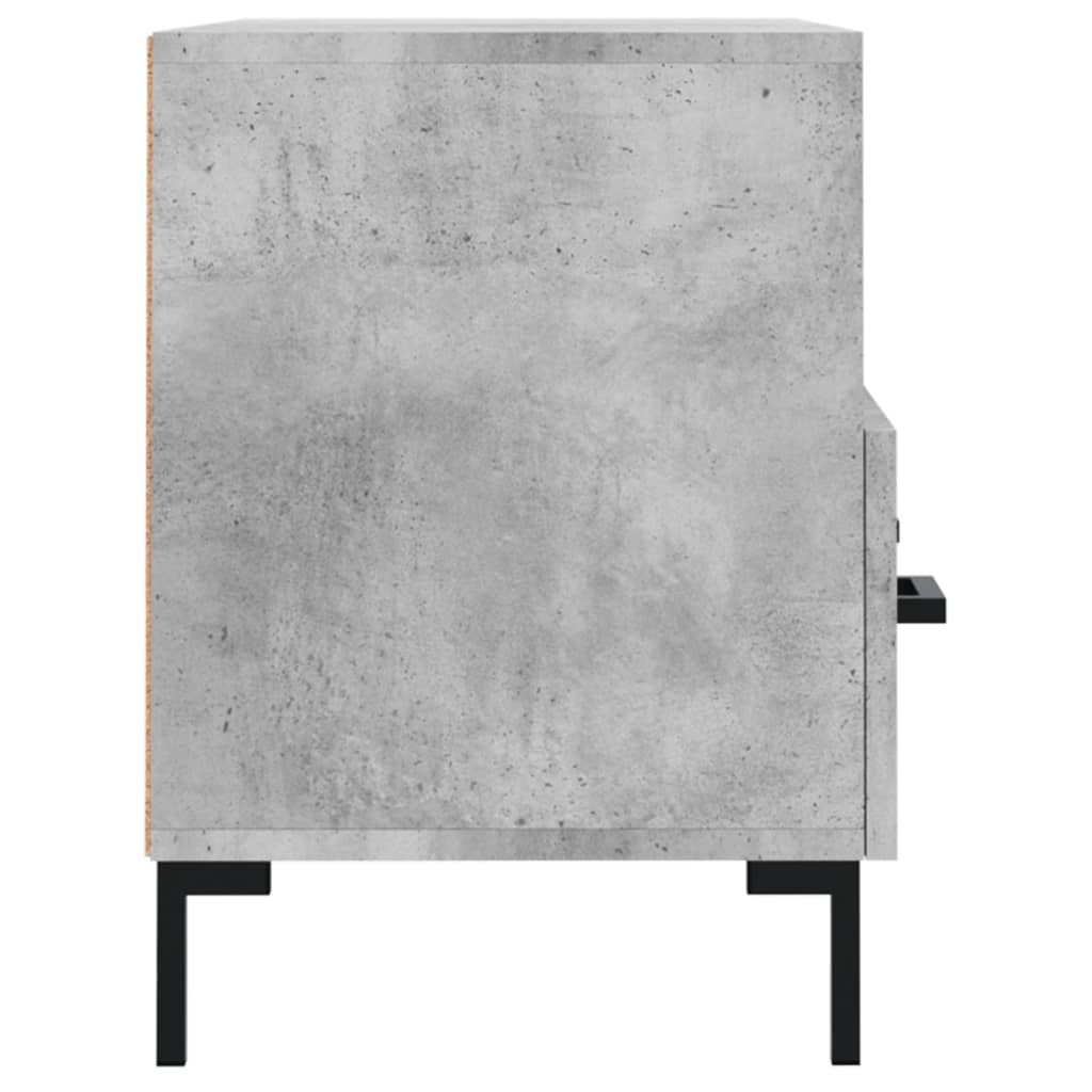Televizora skapītis, betona pelēks, 80x36x50cm, koks