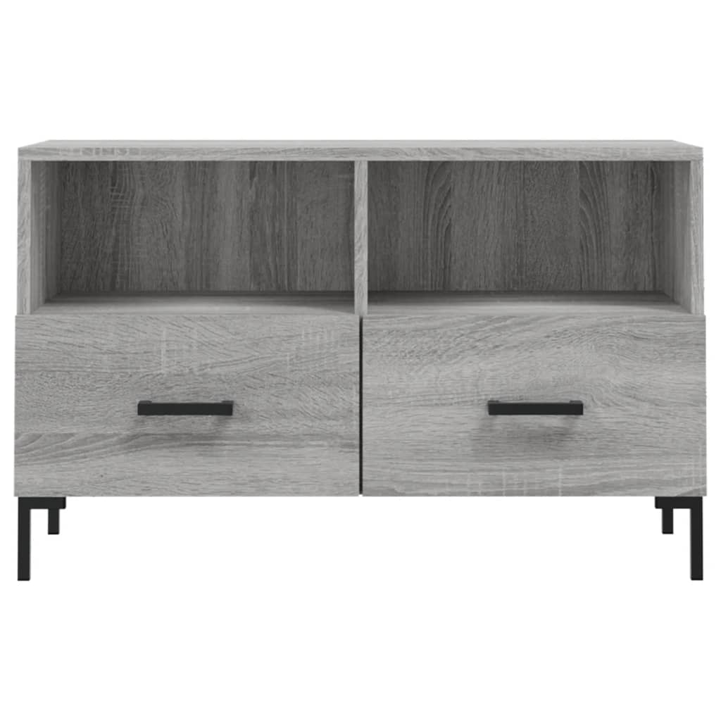 TV cabinet, grey oak, 80x36x50cm, wood