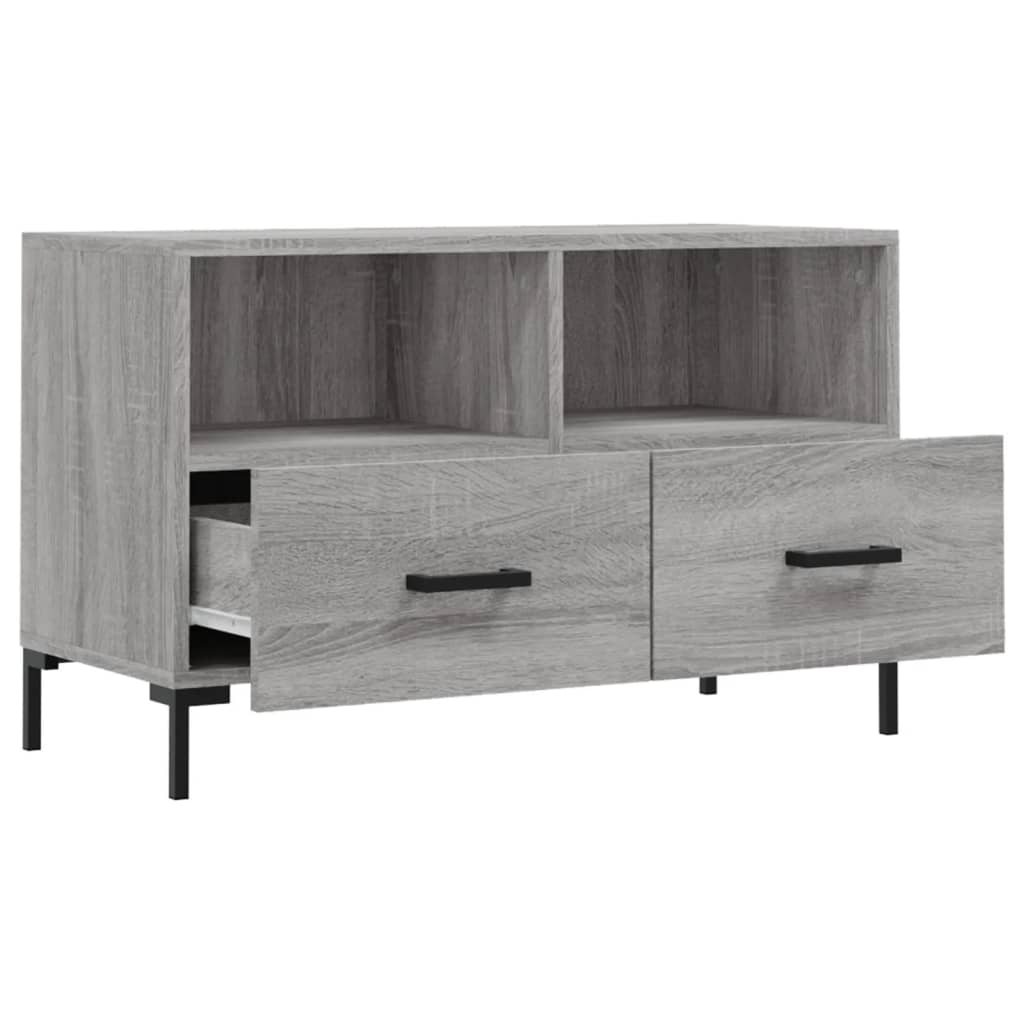 TV cabinet, grey oak, 80x36x50cm, wood
