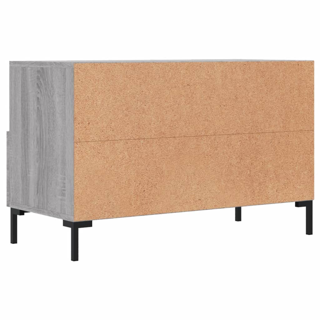 TV cabinet, grey oak, 80x36x50cm, wood