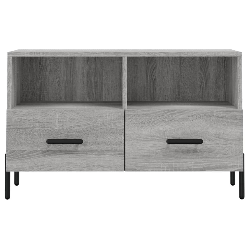 TV cabinet, grey oak, 80x36x50cm, wood