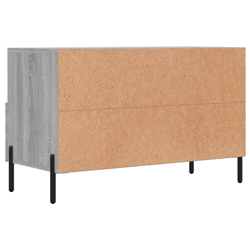 TV cabinet, grey oak, 80x36x50cm, wood