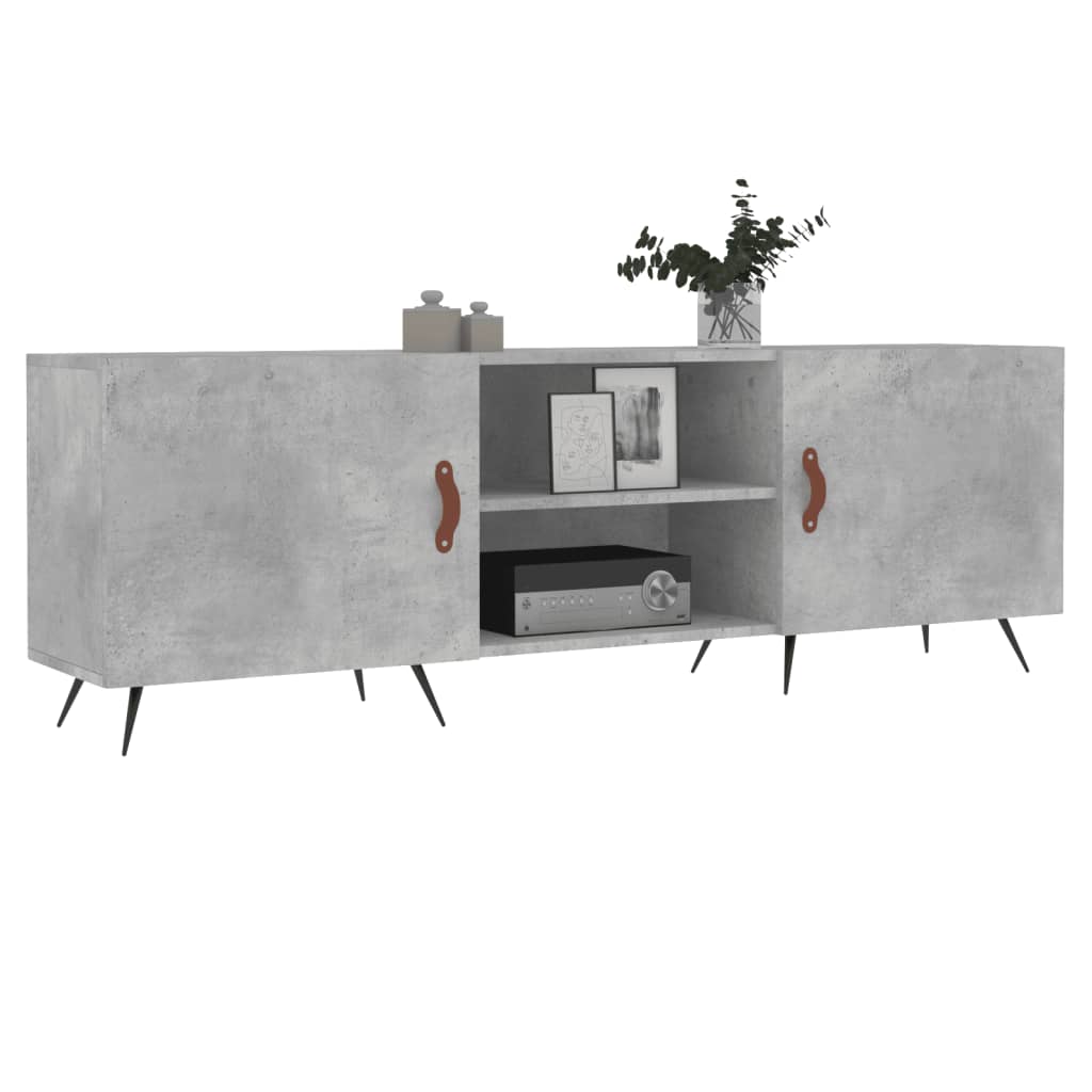 Televizoriaus spintelė, betono pilka, 150x30x50cm, mediena