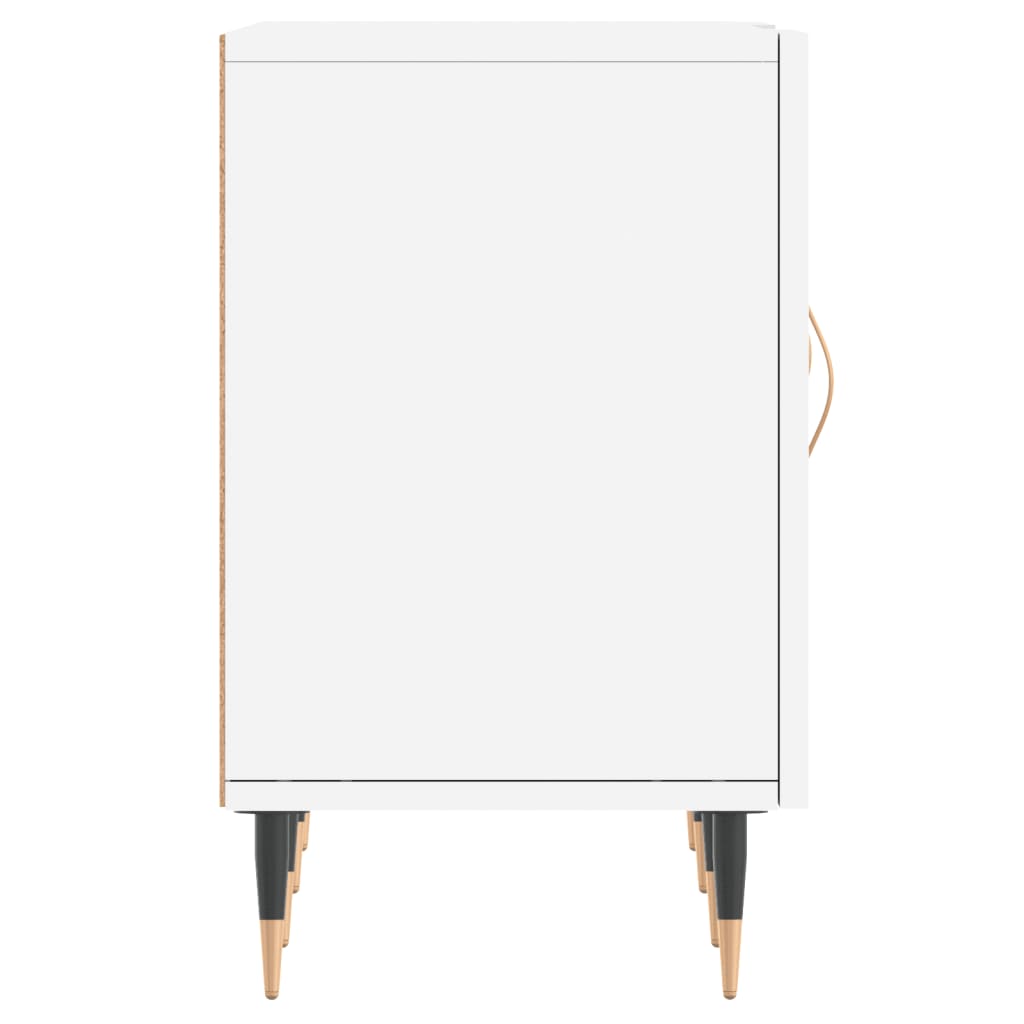TV cabinet, white, 150x30x50cm, engineered wood