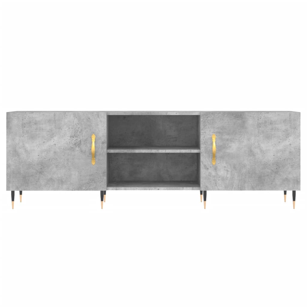 Televizoriaus spintelė, betono pilka, 150x30x50cm, mediena
