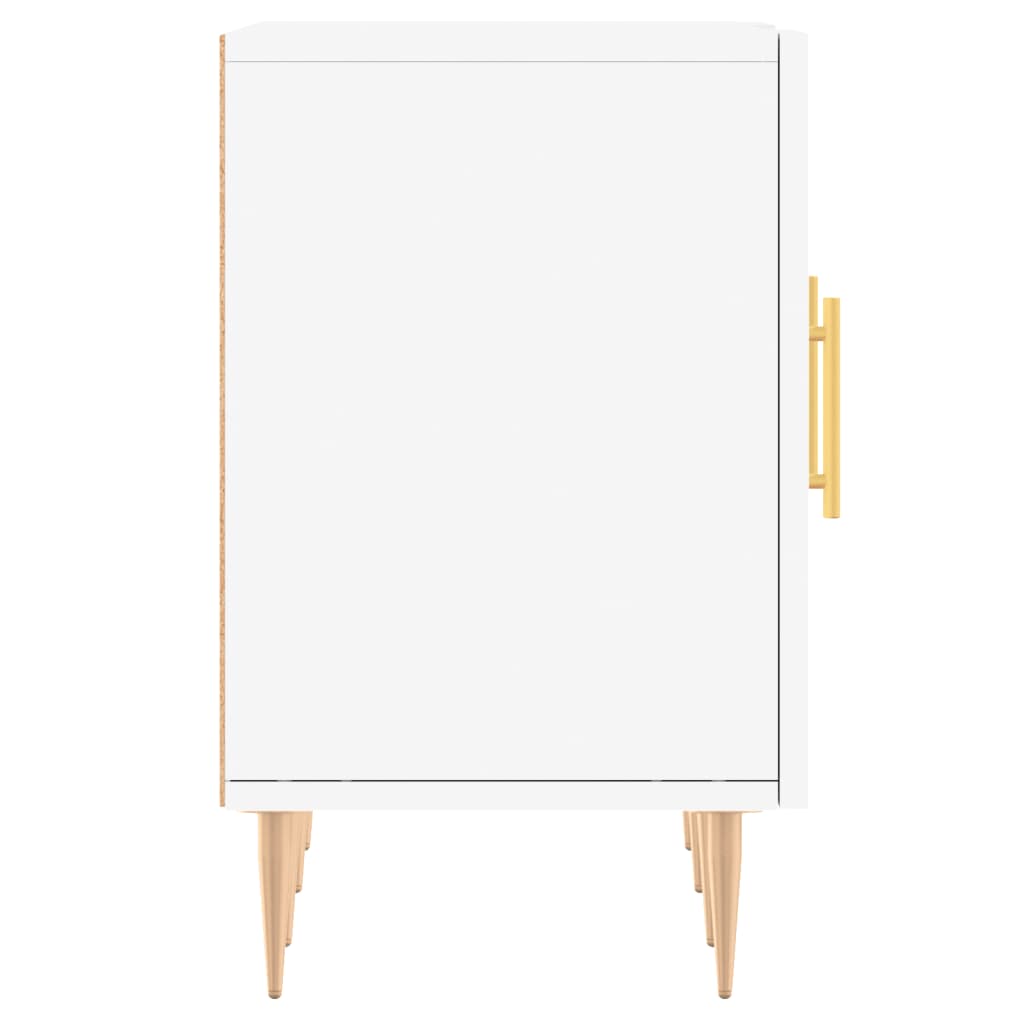 TV cabinet, white, 150x30x50cm, engineered wood