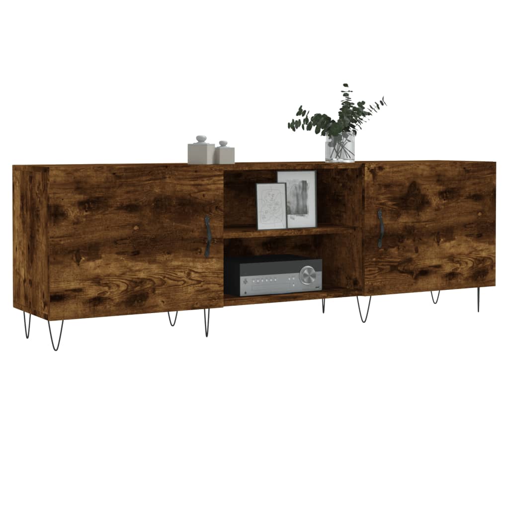 TV cabinet, smoked oak, 150x30x50cm, wood