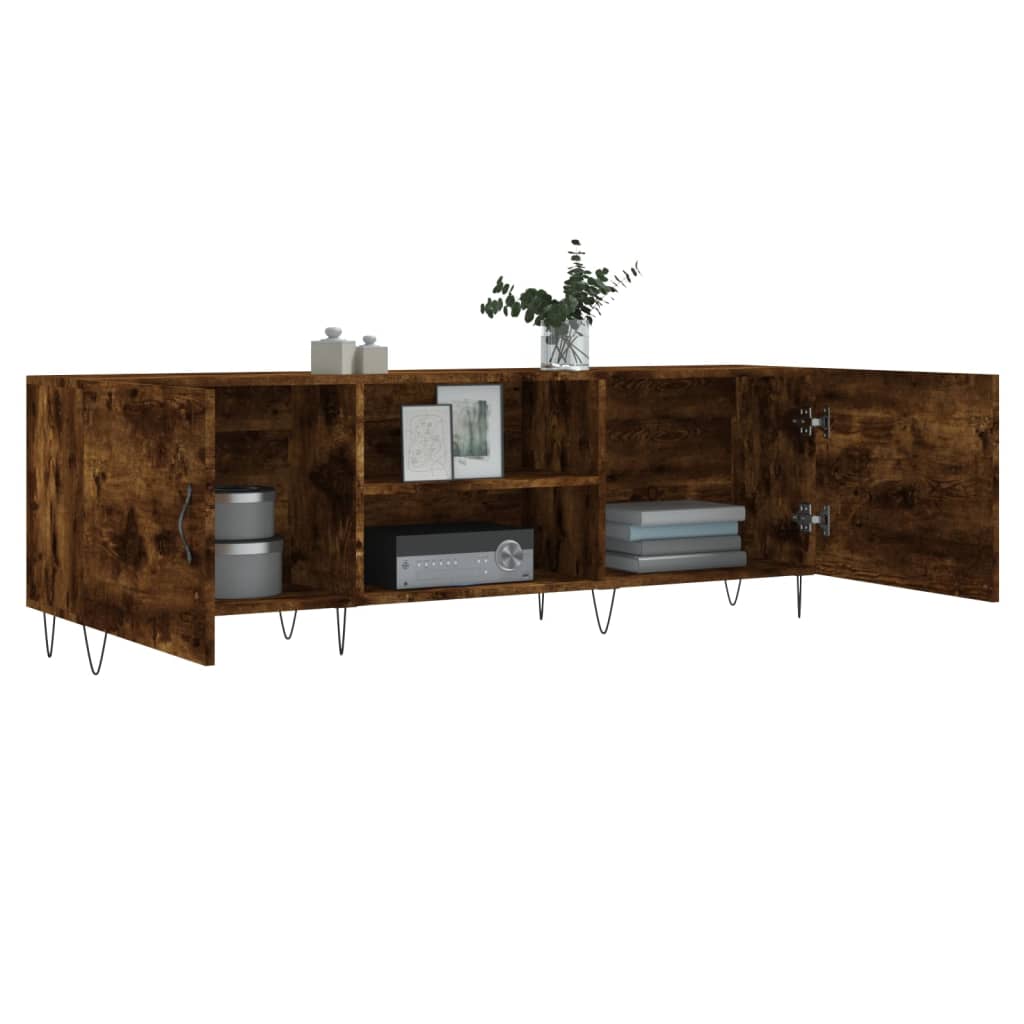 TV cabinet, smoked oak, 150x30x50cm, wood