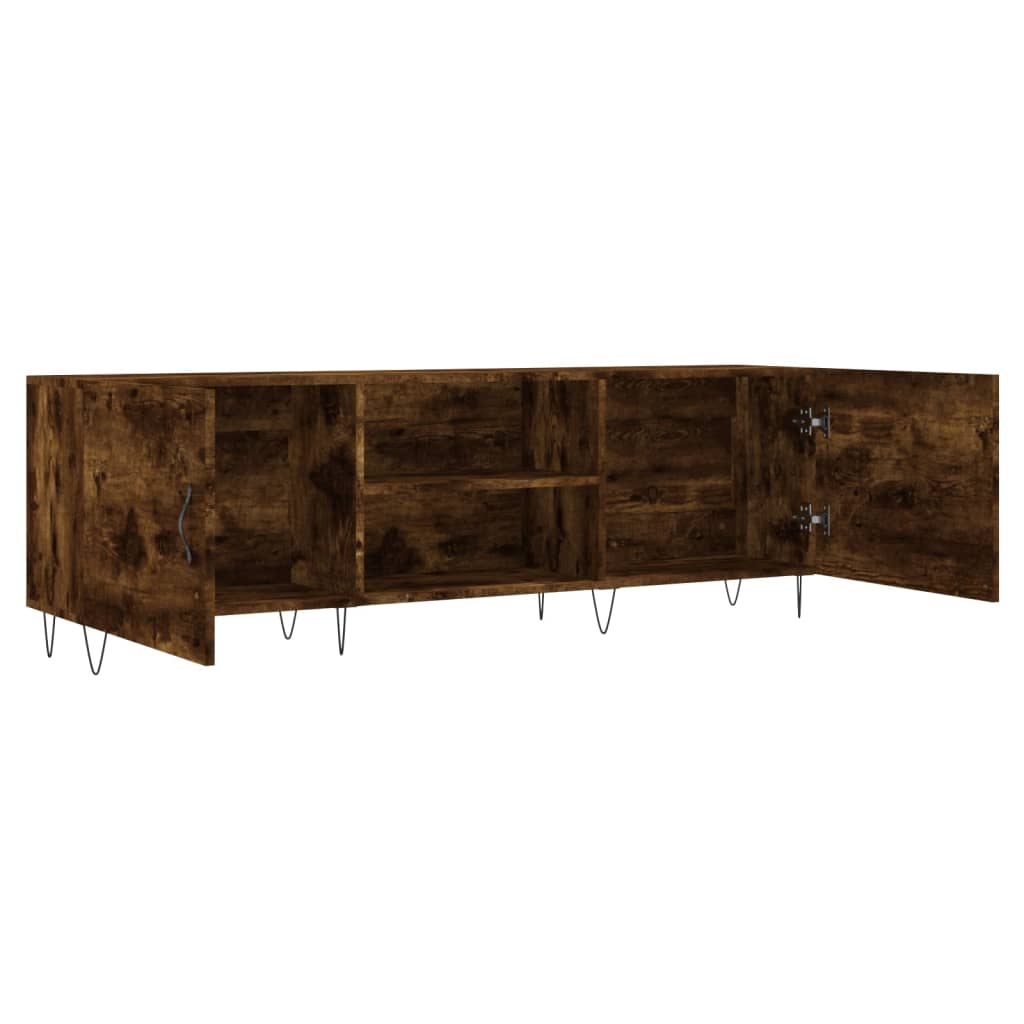 TV cabinet, smoked oak, 150x30x50cm, wood