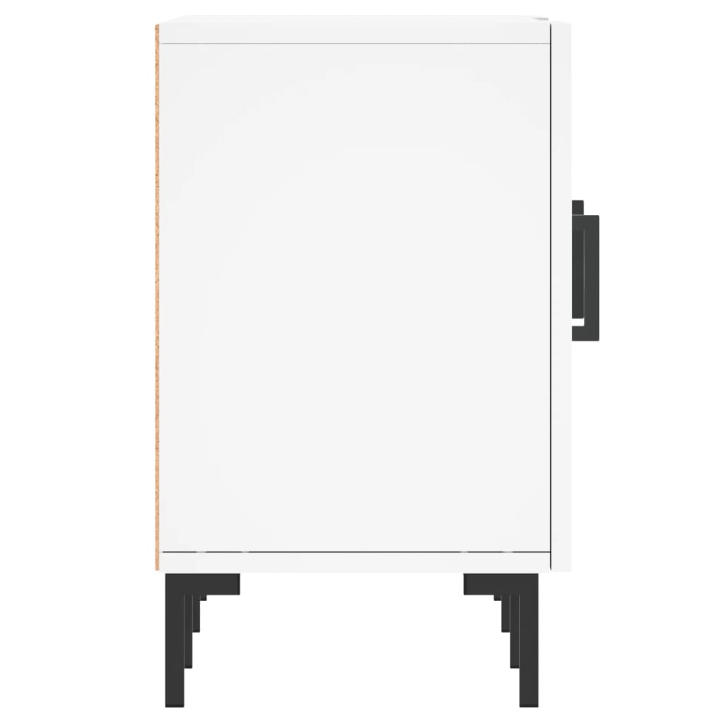TV cabinet, white, 150x30x50cm, engineered wood