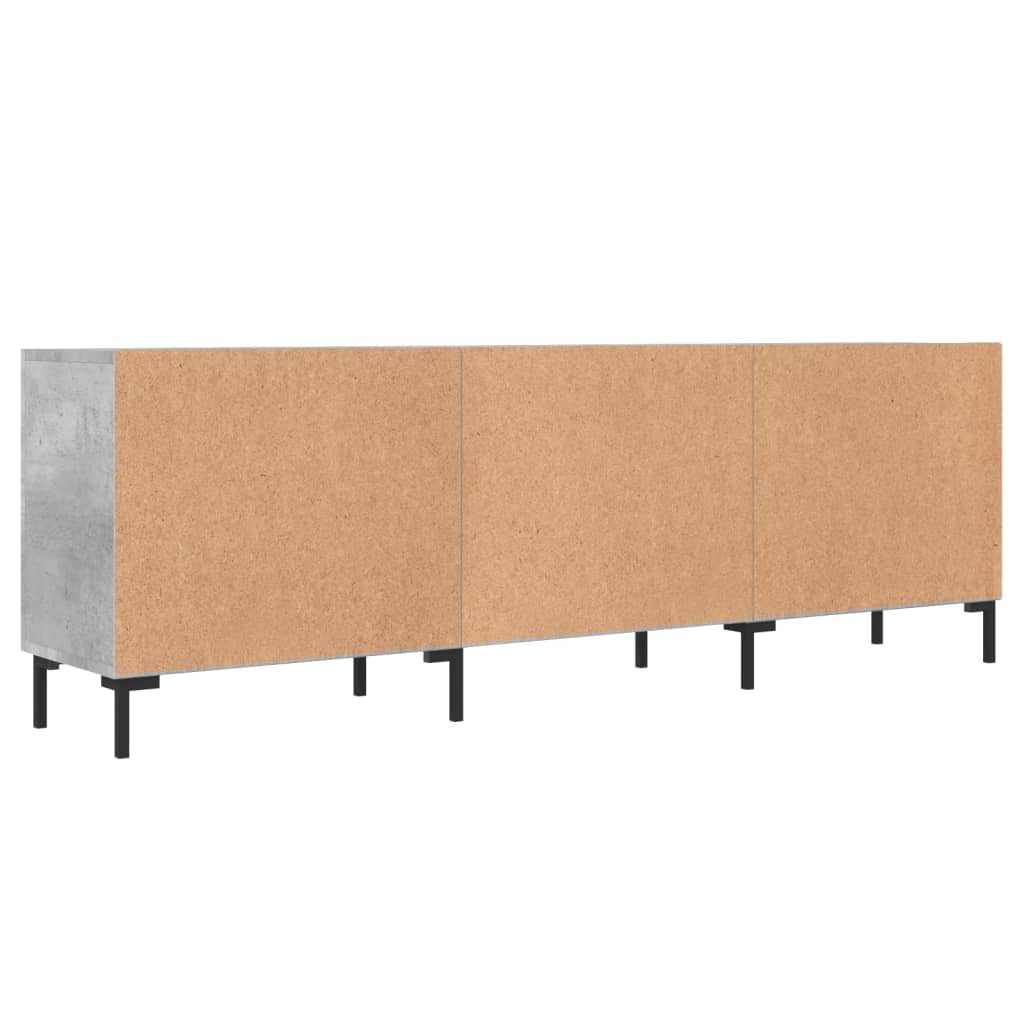 TV skapītis, betona pelēks, 150x30x50cm, koks