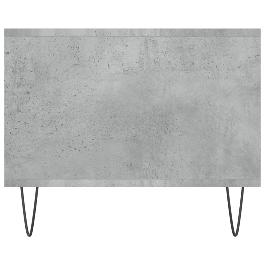 Kafijas galdiņš, betona pelēks, 102x50x40cm, apstrādāta koksne