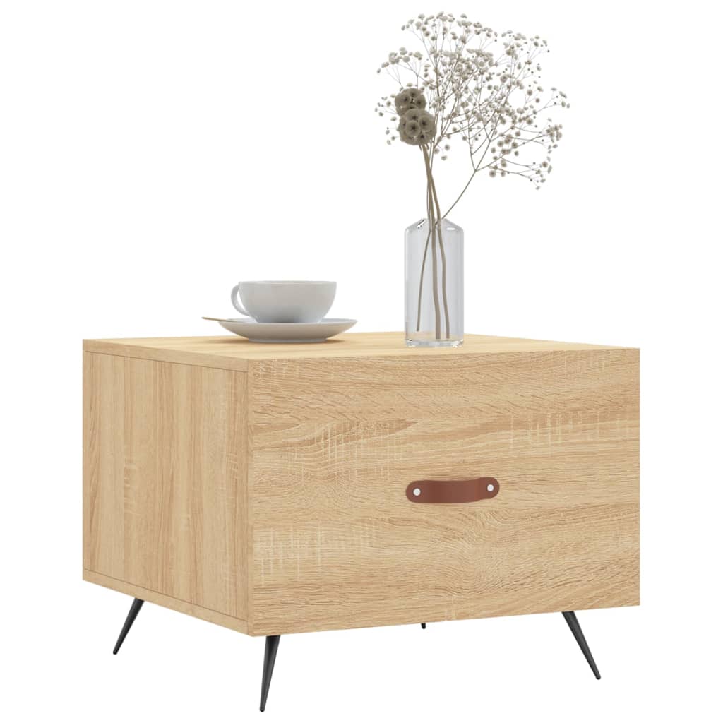Coffee table, Sonoma oak, 50x50x40cm, engineered wood
