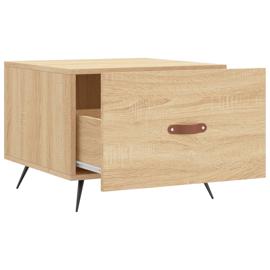 Coffee table, Sonoma oak, 50x50x40cm, engineered wood