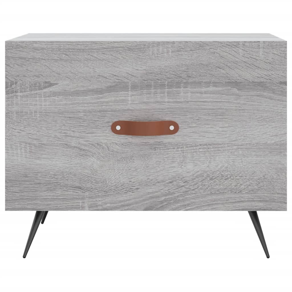 Coffee table, grey oak, 50x50x40cm, engineered wood