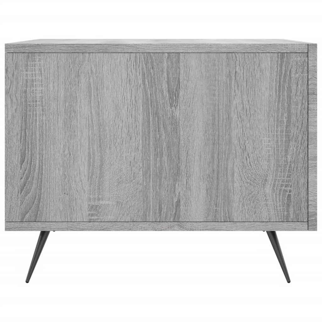 Coffee table, grey oak, 50x50x40cm, engineered wood