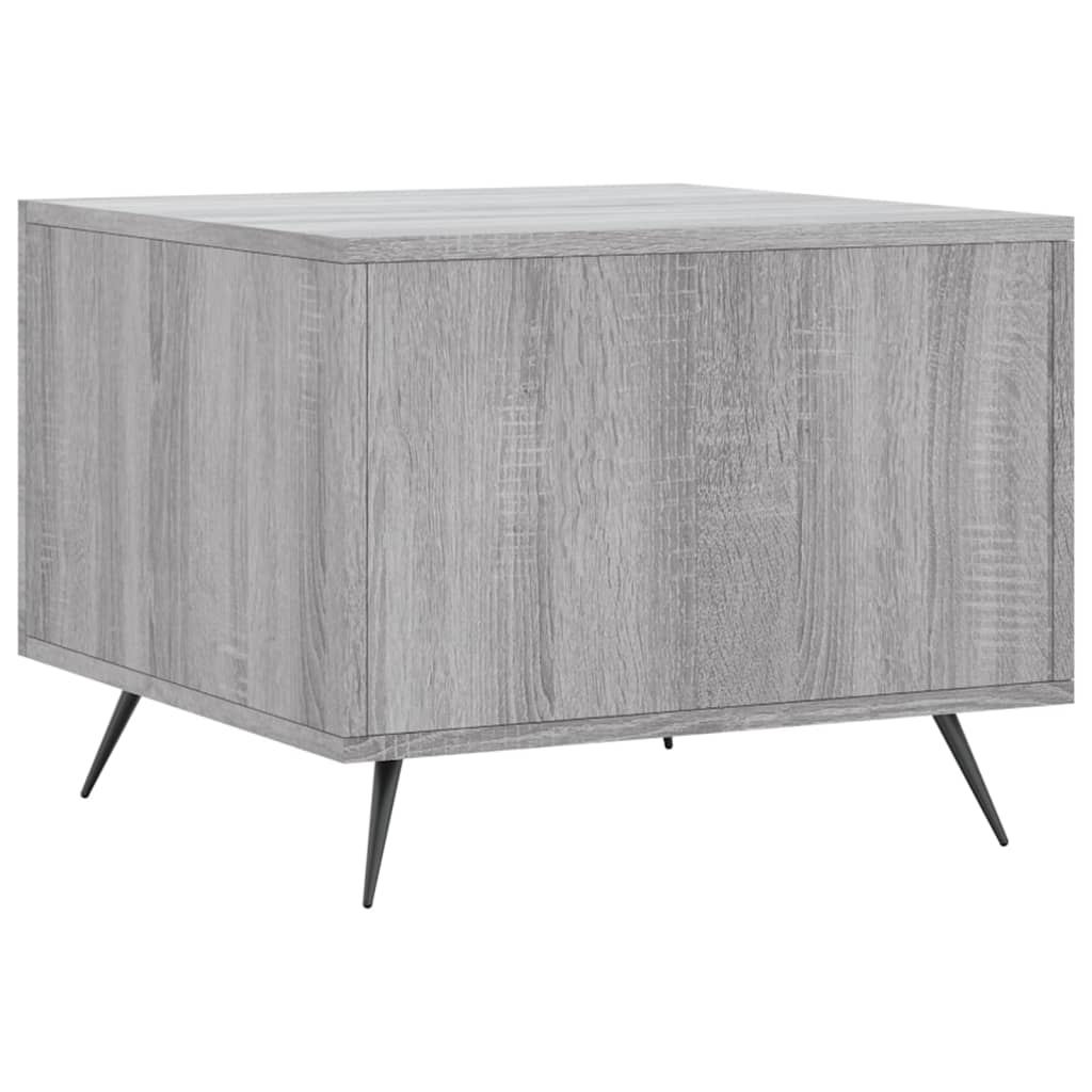 Coffee table, grey oak, 50x50x40cm, engineered wood
