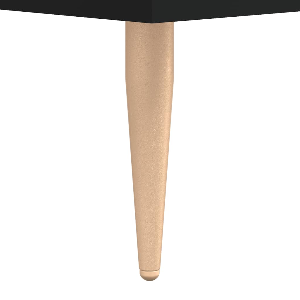 Coffee table, black, 50x50x40cm, engineered wood