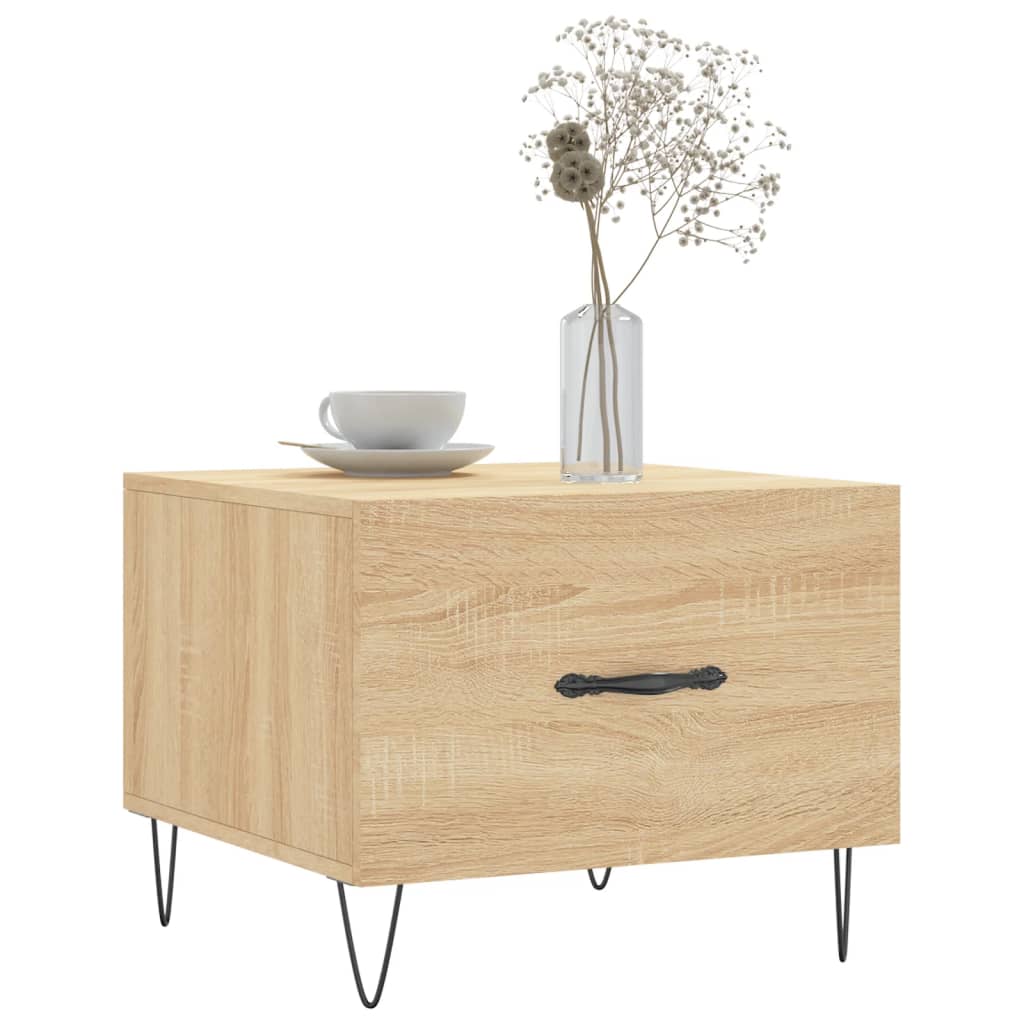 Coffee table, Sonoma oak, 50x50x40cm, engineered wood