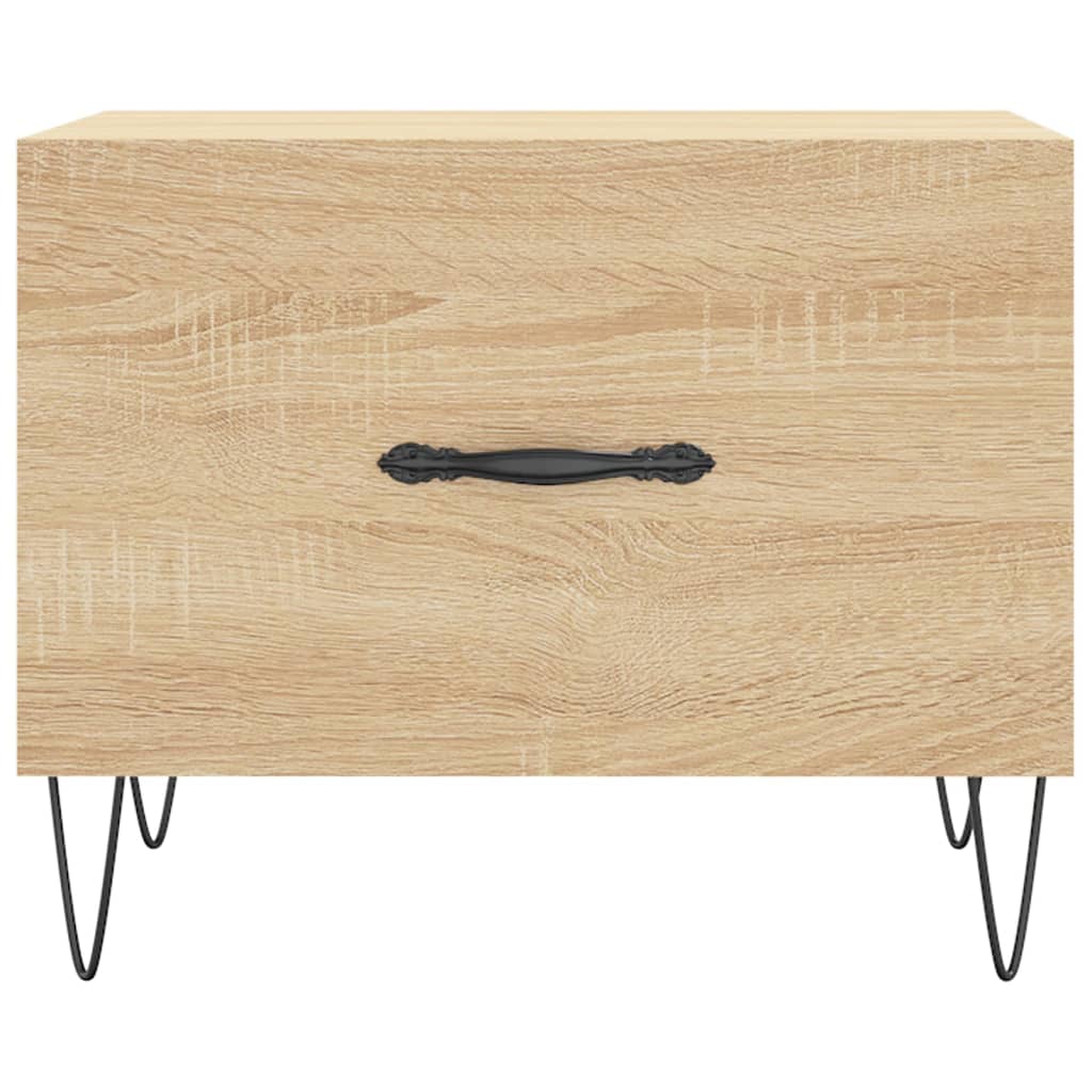 Coffee table, Sonoma oak, 50x50x40cm, engineered wood