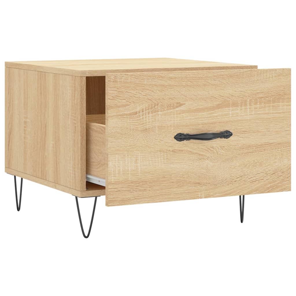 Coffee table, Sonoma oak, 50x50x40cm, engineered wood