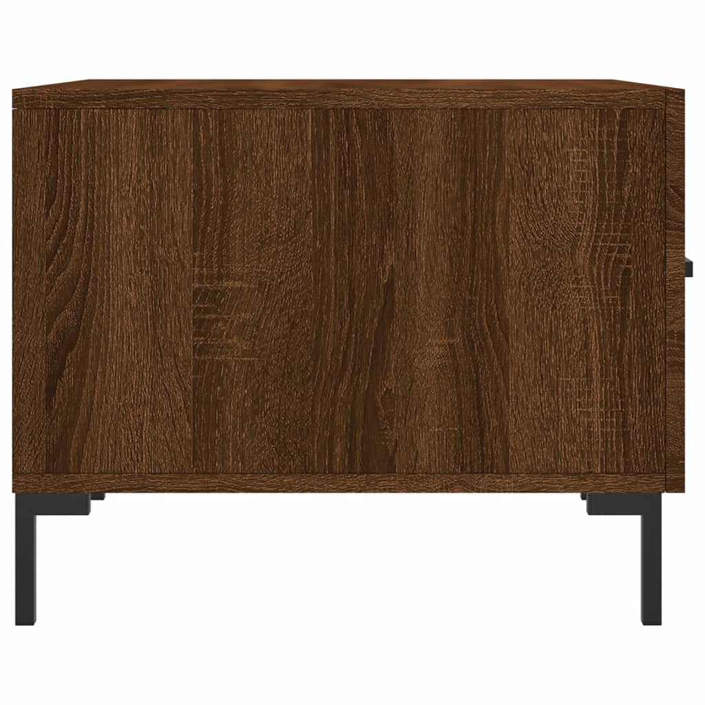 Coffee tables, 2 pcs, brown oak, 50x50x40cm, wood