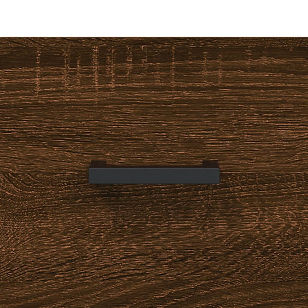 Coffee tables, 2 pcs, brown oak, 50x50x40cm, wood