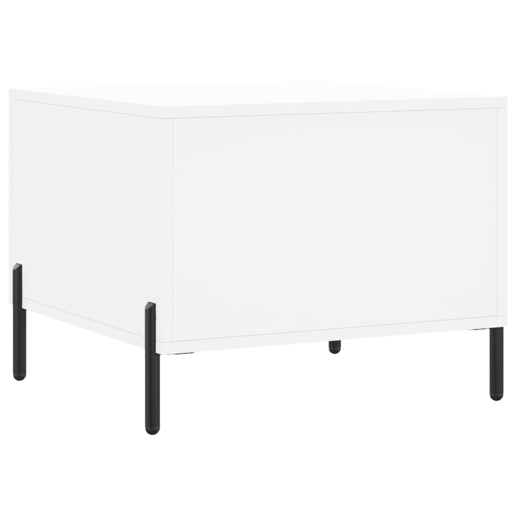 Coffee table, white, 50x50x40cm, engineered wood