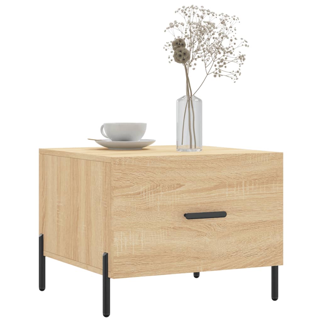 Coffee table, Sonoma oak, 50x50x40cm, engineered wood