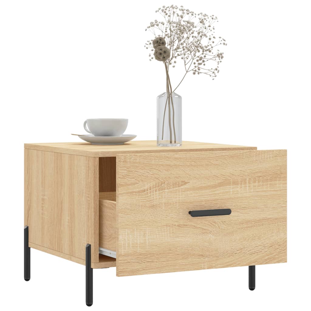 Coffee table, Sonoma oak, 50x50x40cm, engineered wood
