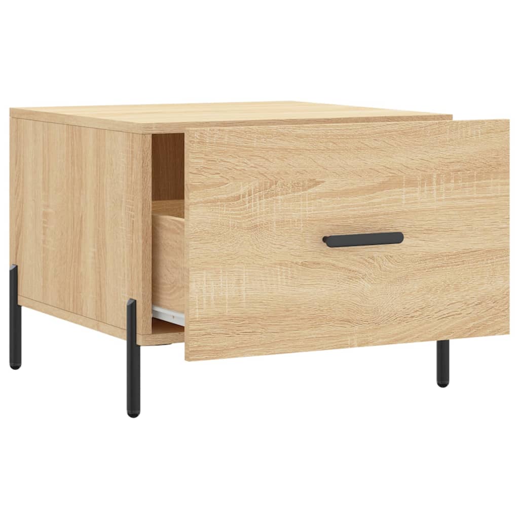 Coffee table, Sonoma oak, 50x50x40cm, engineered wood