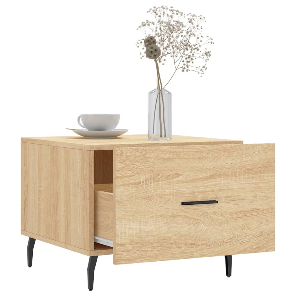 Coffee table, Sonoma oak, 50x50x40cm, engineered wood