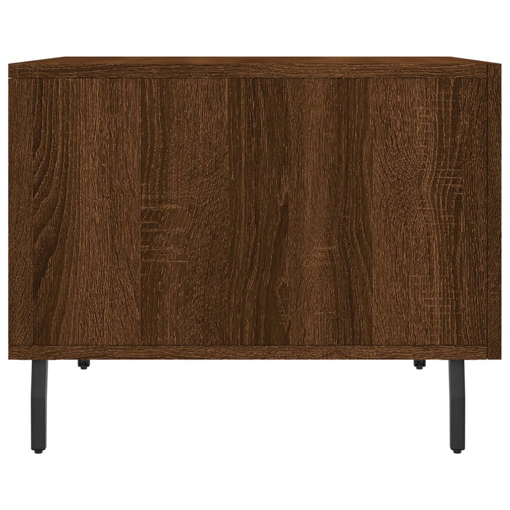 Kafijas galdiņš, brūns ozols, 50x50x40cm, apstrādāta koksne