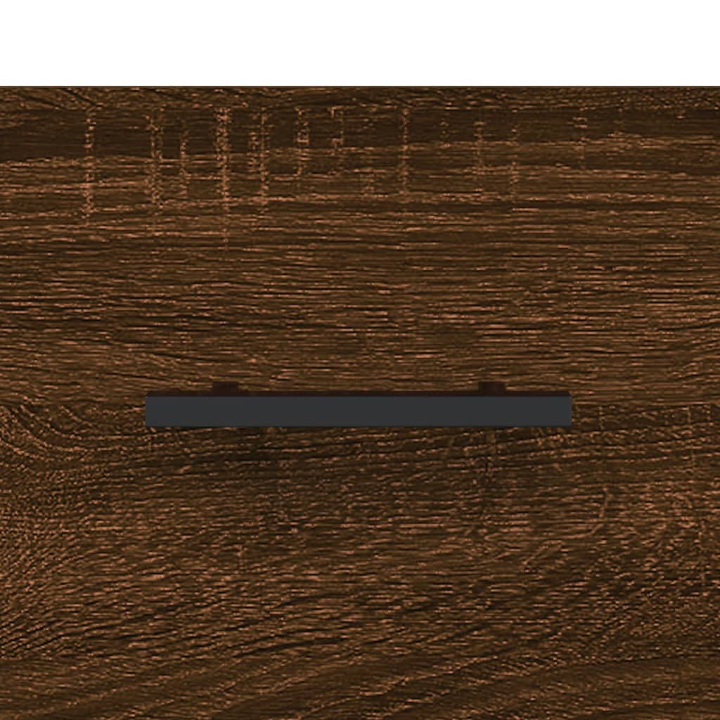 Coffee table, brown oak, 50x50x40cm, engineered wood