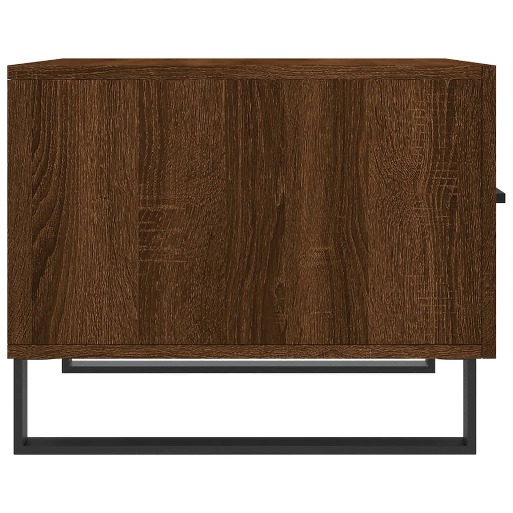 Kafijas galdiņi, 2 gab., brūni ozolkoka, 50x50x40cm, koks