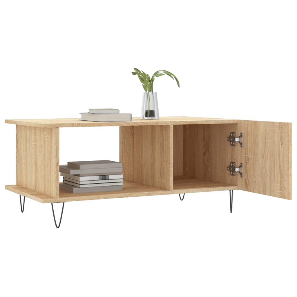 Coffee table, Sonoma oak, 90x50x40cm, engineered wood