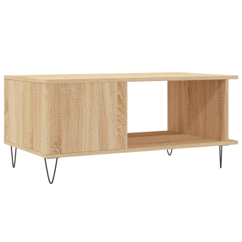 Coffee table, Sonoma oak, 90x50x40cm, engineered wood