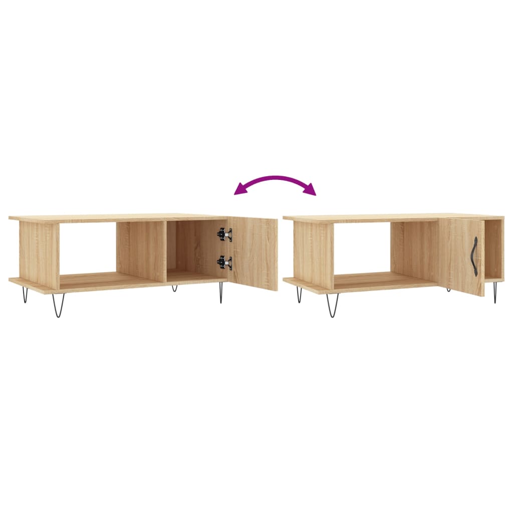 Coffee table, Sonoma oak, 90x50x40cm, engineered wood