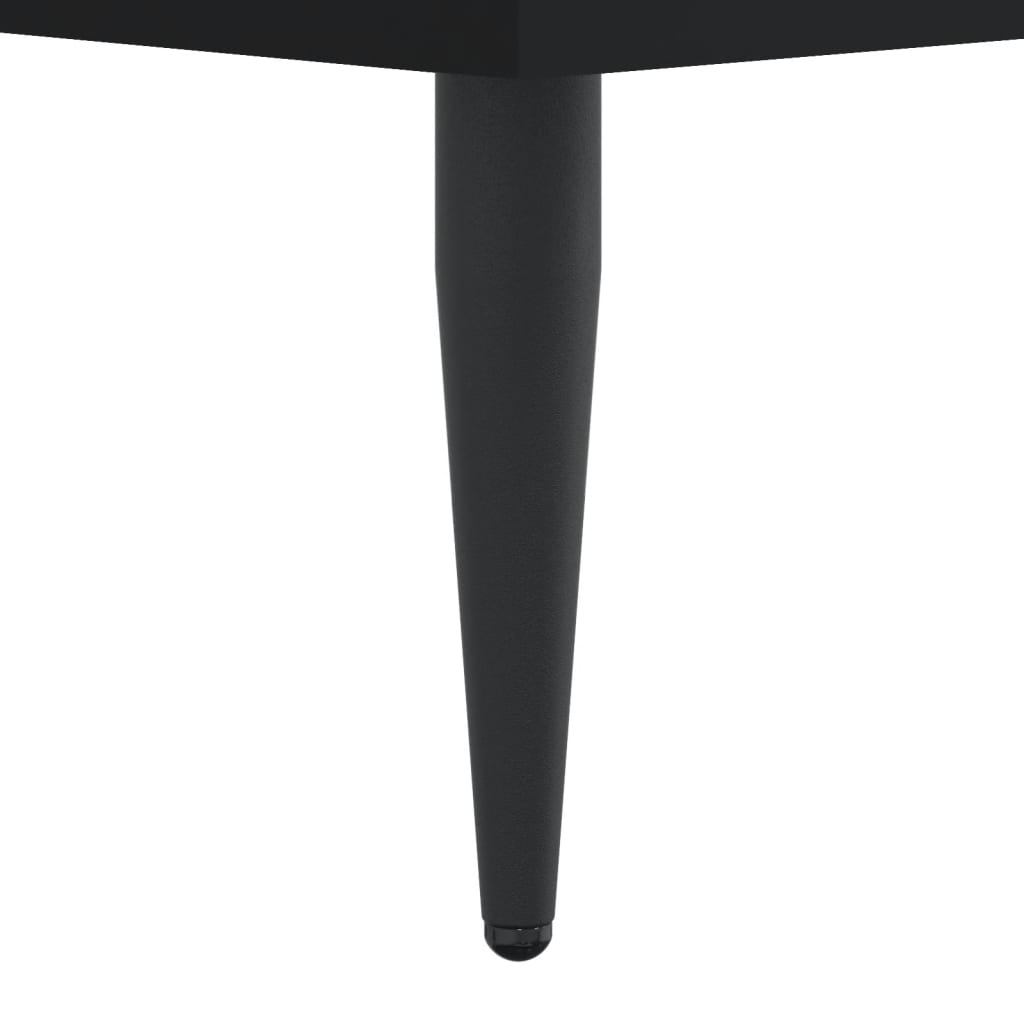 Shoe cabinet, black, 60x35x105cm, engineered wood