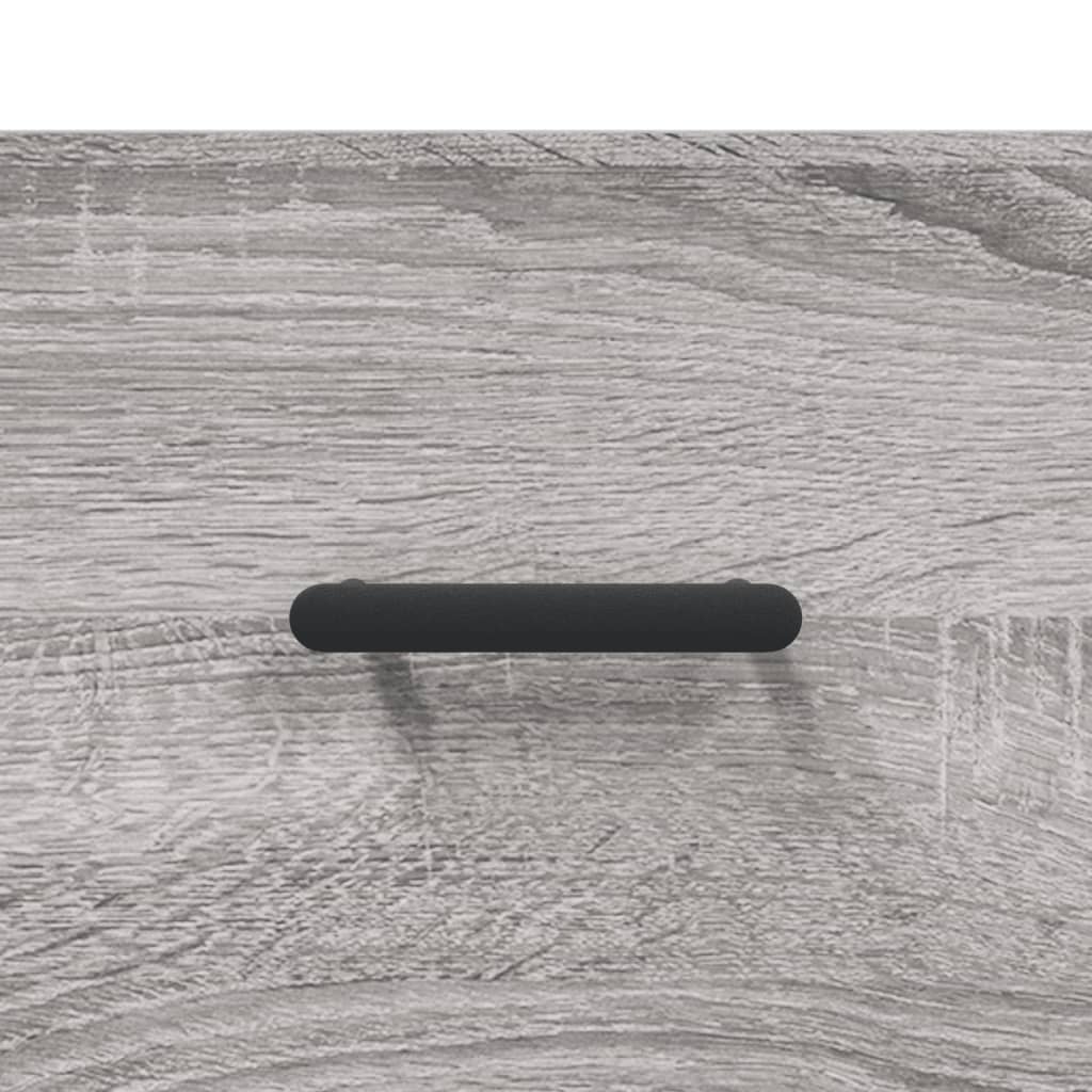 Shoe cabinet, grey oak, 30x35x105cm, engineered wood