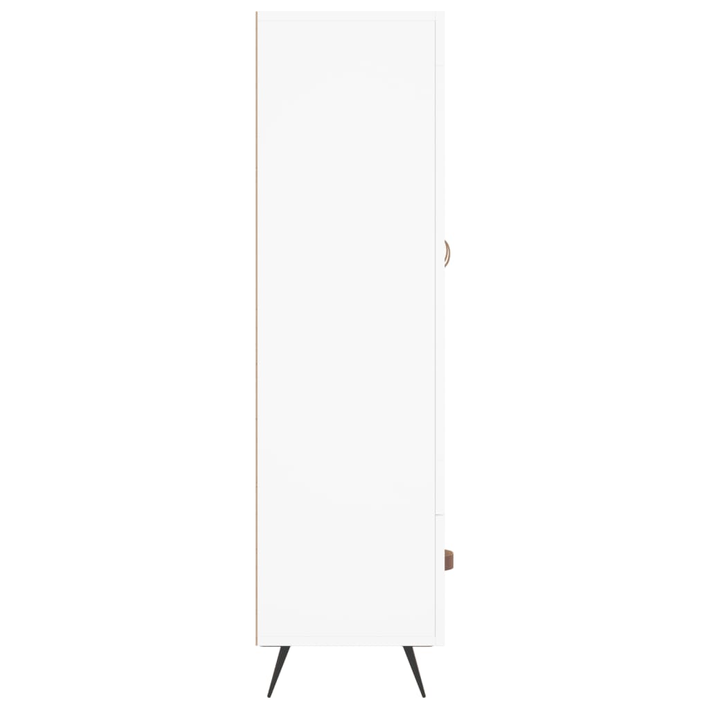 Kumode, balta, 69,5x31x115cm, apstrādāta koksne