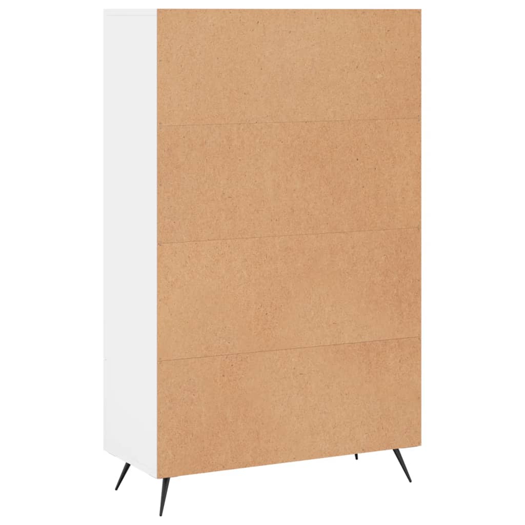 Kumode, balta, 69,5x31x115cm, apstrādāta koksne