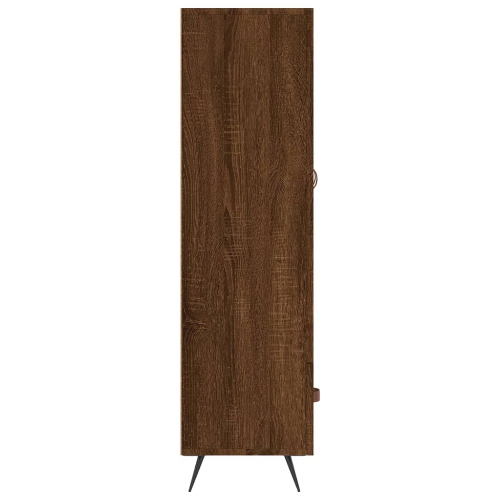Kumode, brūns ozols, 69,5x31x115cm, apstrādāta koksne