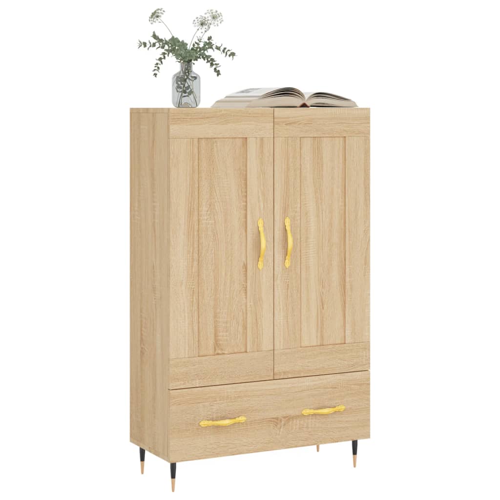 Kumode, sonomas ozolkoka krāsā, 69,5x31x115cm, apstrādāta koksne