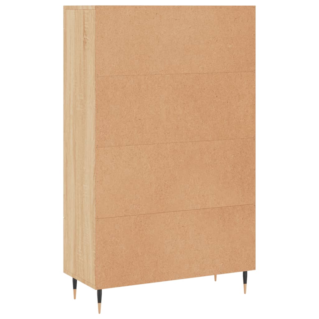 Kumode, sonomas ozolkoka krāsā, 69,5x31x115cm, apstrādāta koksne