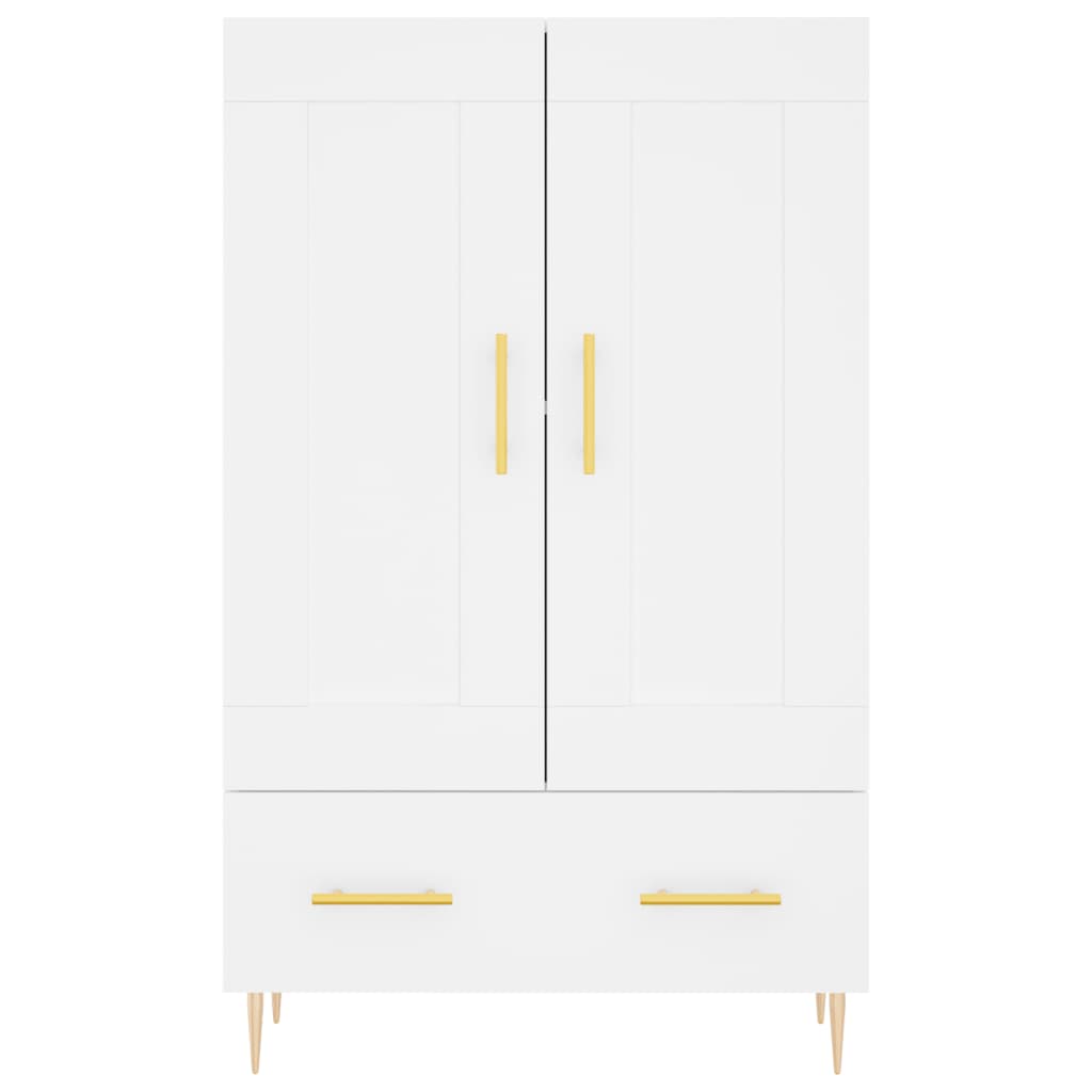 Komoda, baltos spalvos, 69,5x31x115cm, apdirbta mediena