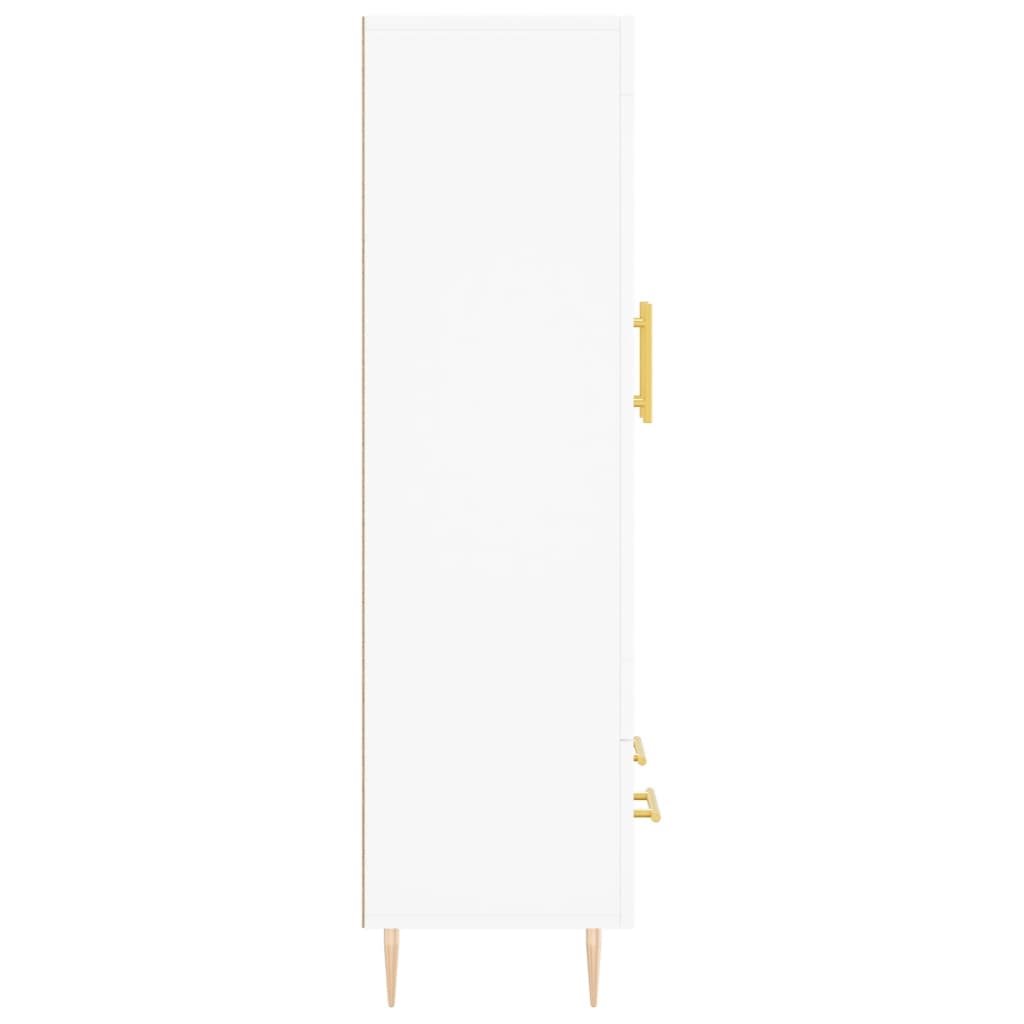 Komoda, baltos spalvos, 69,5x31x115cm, apdirbta mediena
