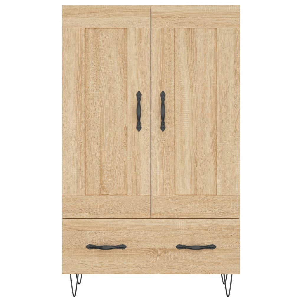 Chest of drawers, Sonoma oak, 69.5x31x115cm, engineered wood